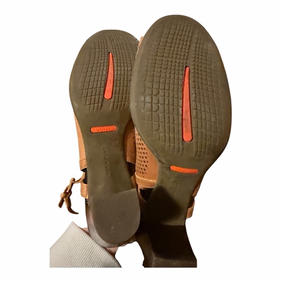 Rockport Women's Brown Peep-Toe Heels - Picture 4 of 5